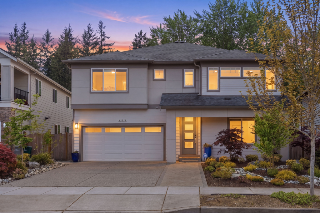 House Exterior Twilight